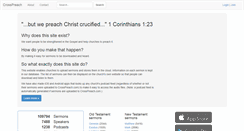 Desktop Screenshot of crosspreach.com