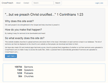 Tablet Screenshot of crosspreach.com